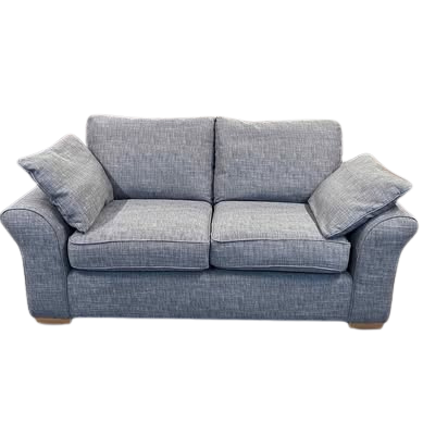 Blue sofa on a white background