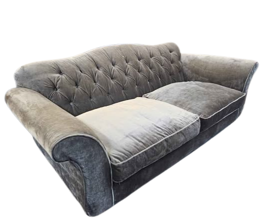 Chesterfield Crushed Velvet Style 3-Seater