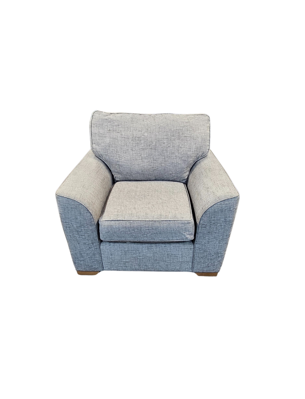 Next Stamford Boucle Weave Easy-Clean Armchair Light grey