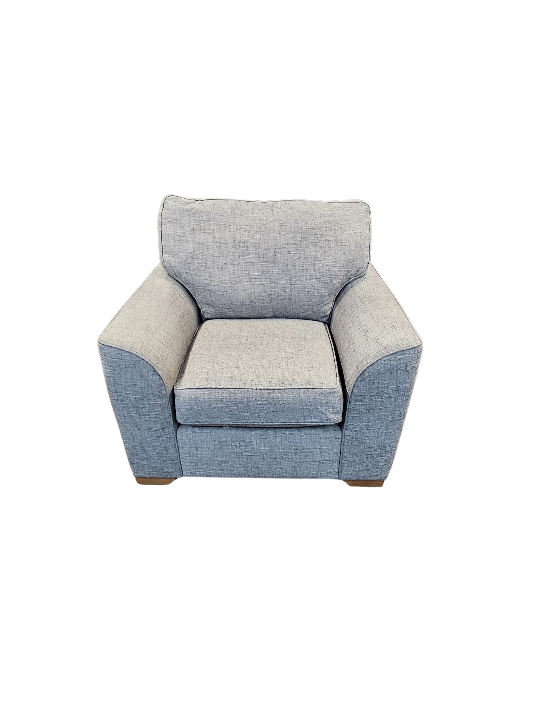 Next Stamford Boucle Weave Easy-Clean Armchair Light grey