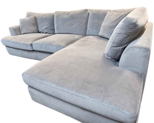 Next Stratus Silver Right-Hand-Facing Corner Sofa