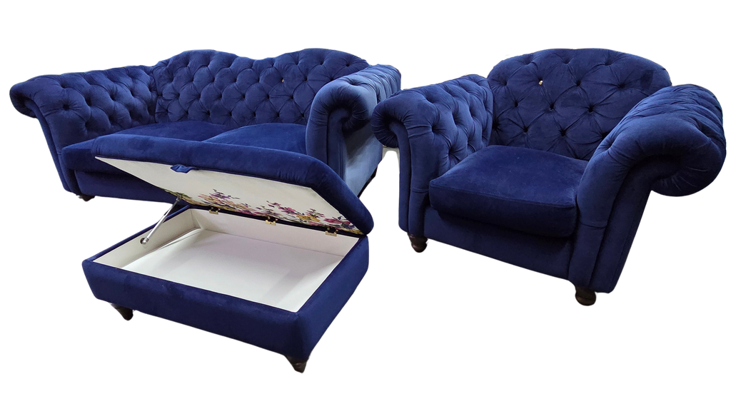 DFS Joules Windsor Two Seater in Blue