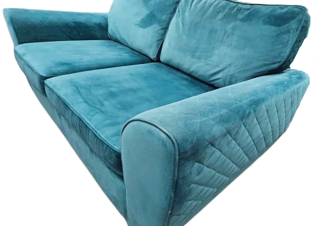 Teal Velvet DFS Orka 2 Seater