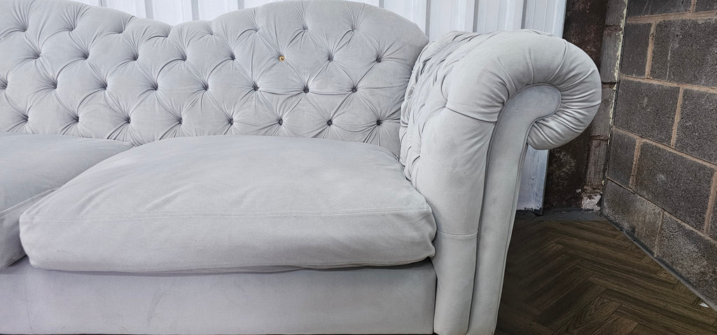 DFS Windsor Four Seater Sofa – Joules Range – Deluxe Velvet in Stone