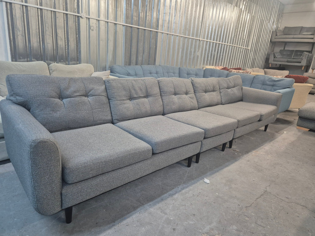Grey DFS Large Modular French Connection Sofa