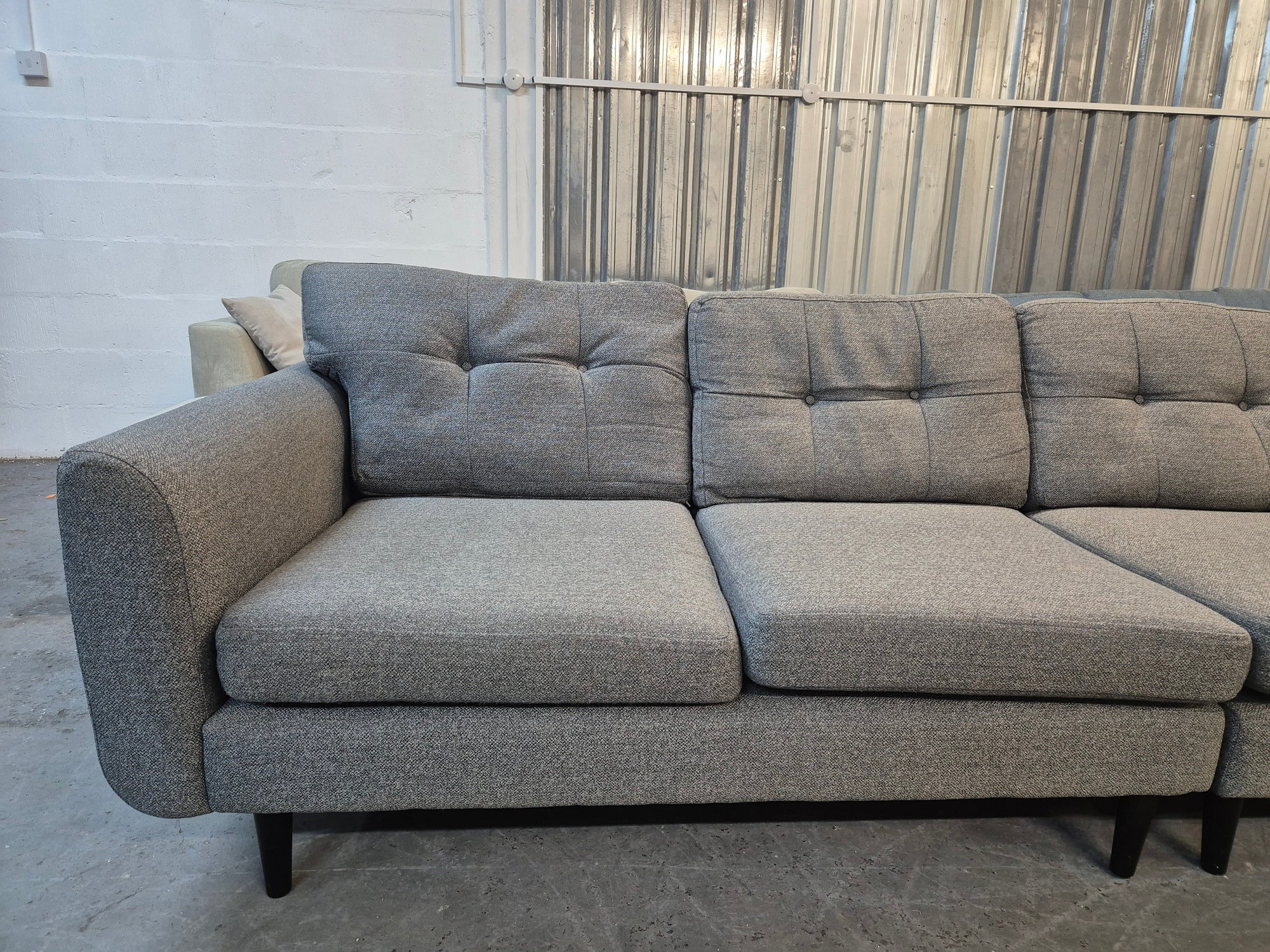 Grey DFS Large Modular French Connection Sofa