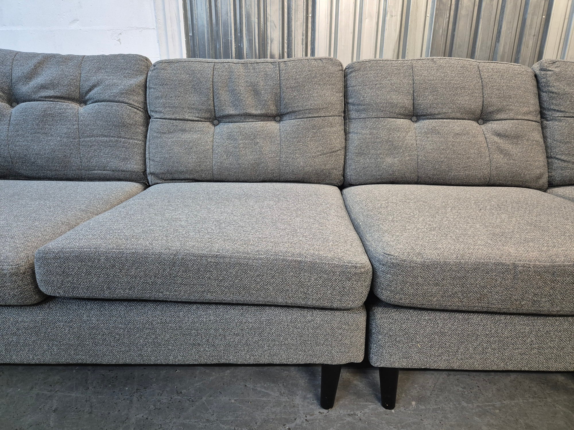Grey DFS Large Modular French Connection Sofa