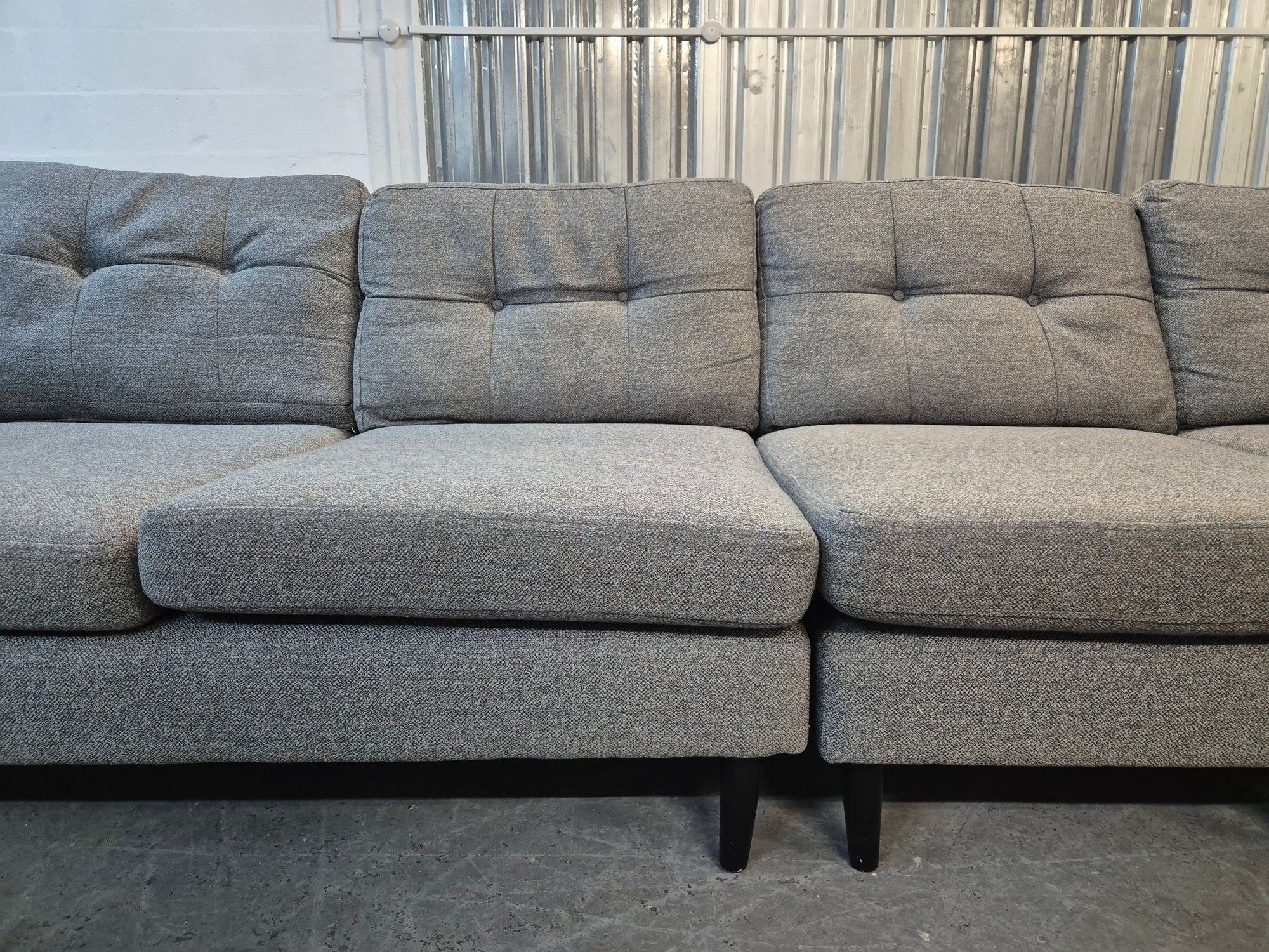 Grey DFS Large Modular French Connection Sofa