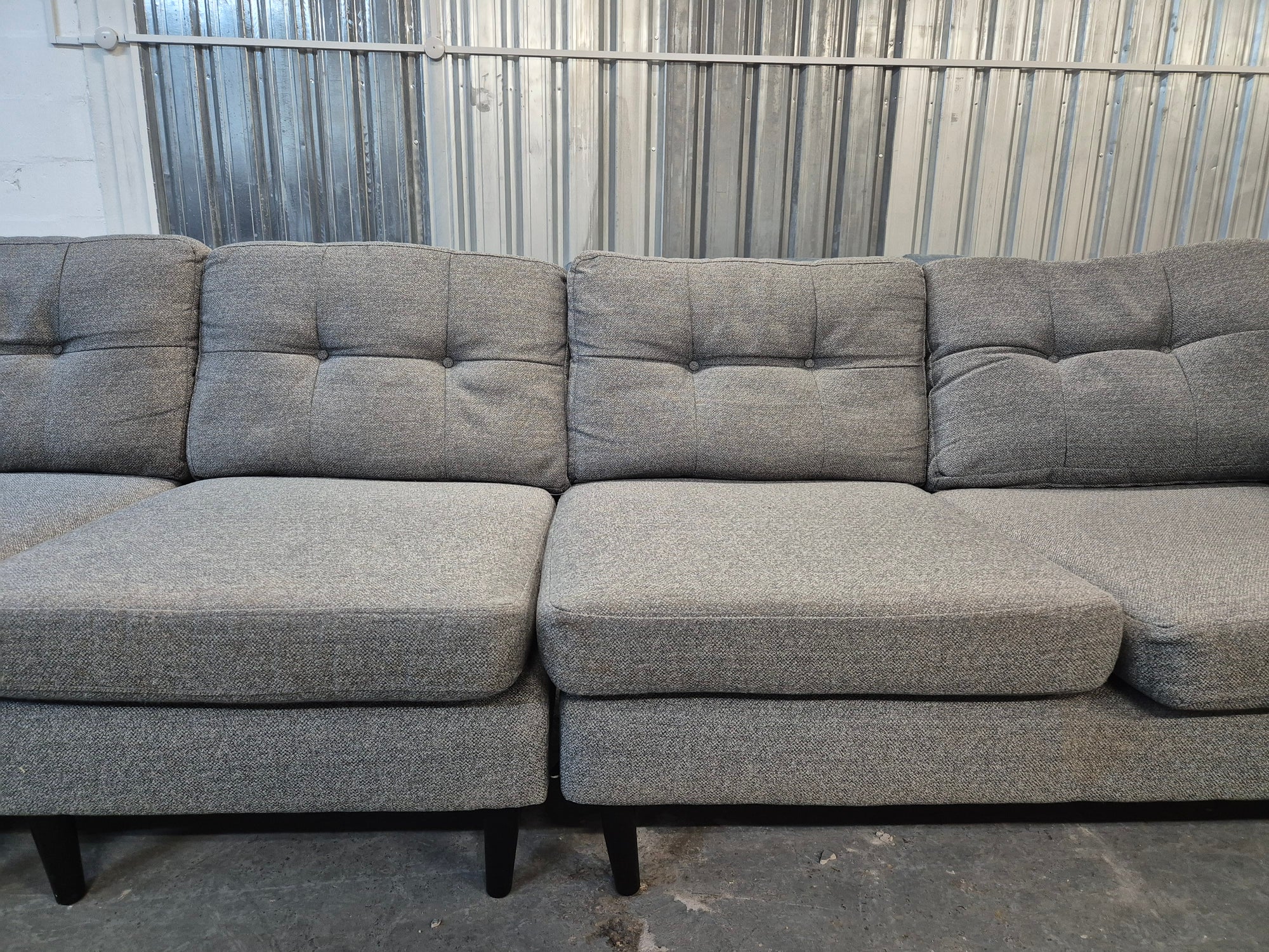 Grey DFS Large Modular French Connection Sofa