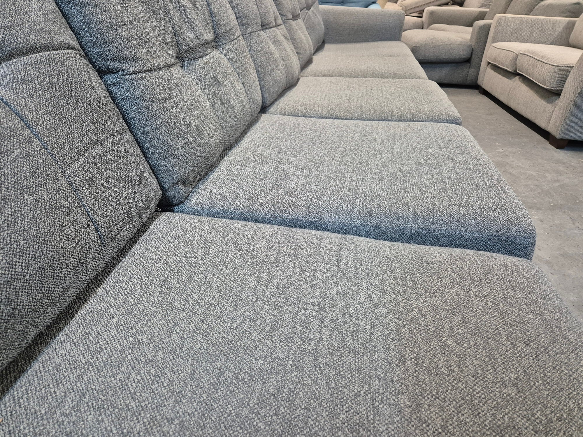 Grey DFS Large Modular French Connection Sofa