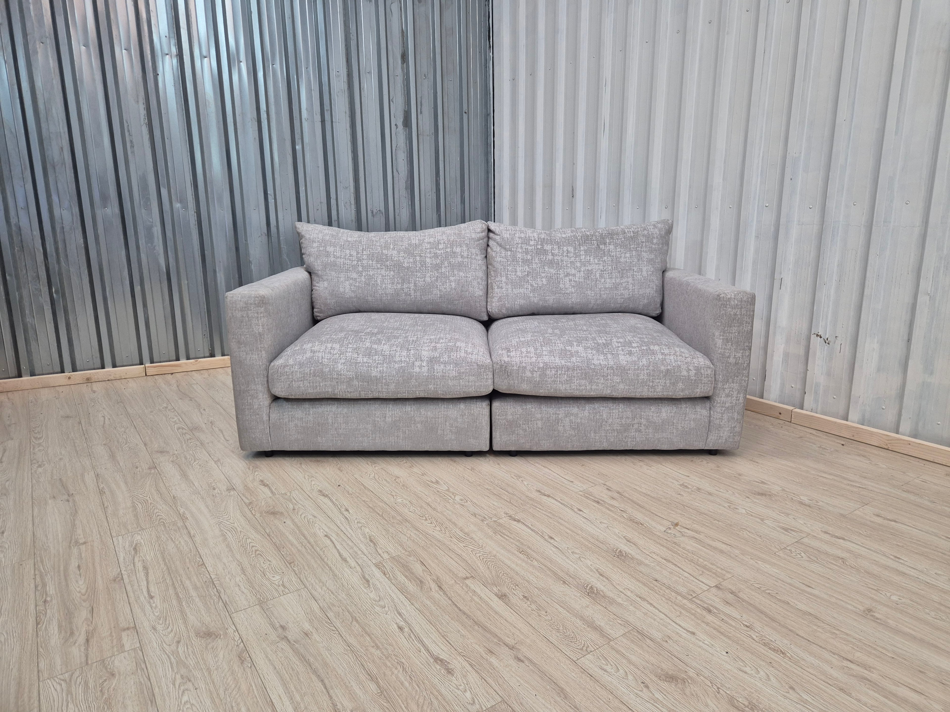Oak Furniture Land Malvern Silver 2 Seater