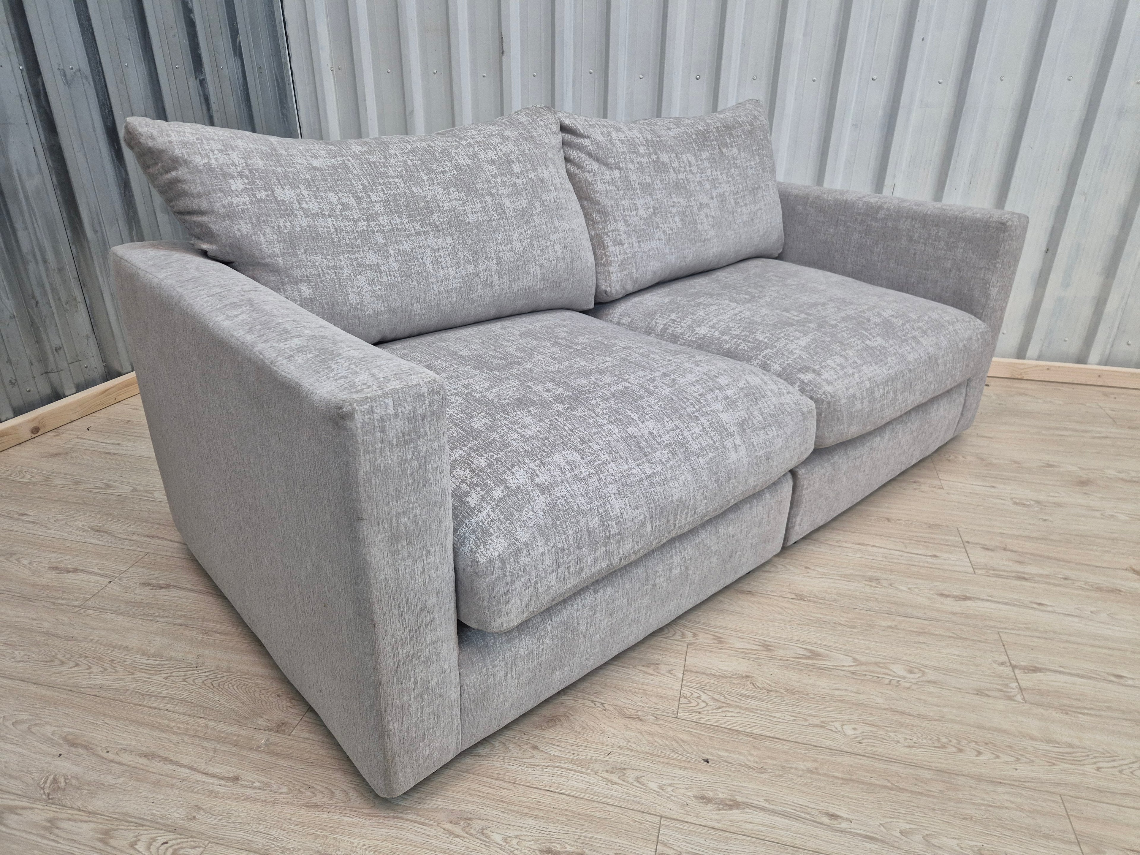 Oak Furniture Land Malvern Silver 2 Seater