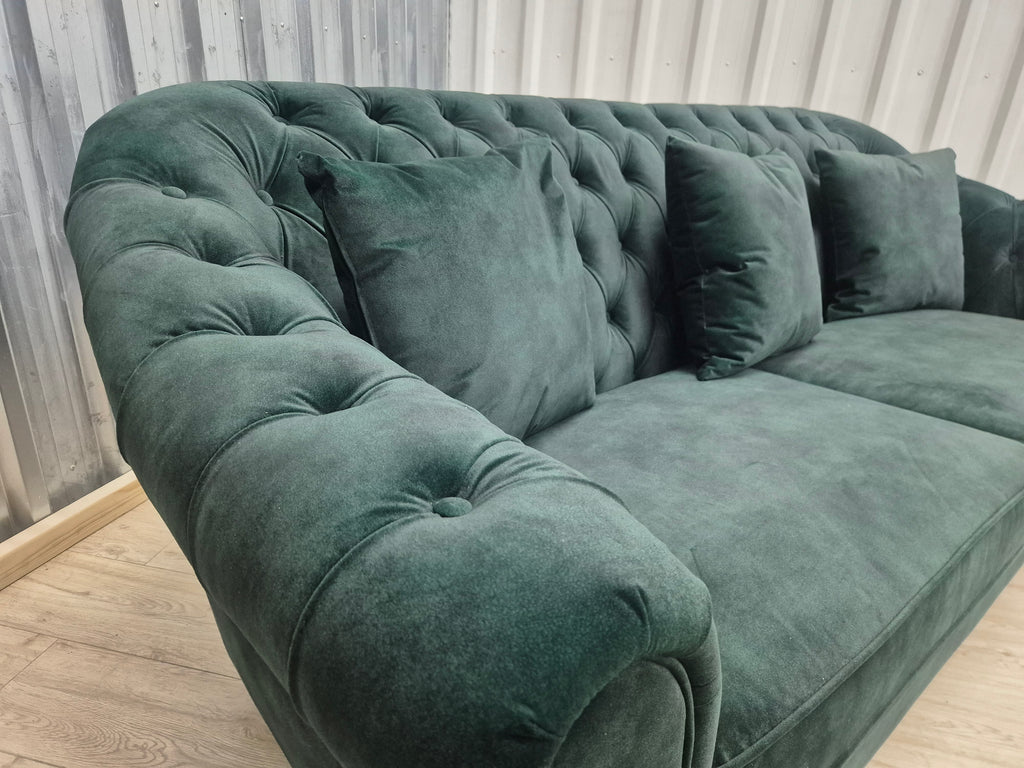 Eva Green Chesterfield 3 Seater Sofa