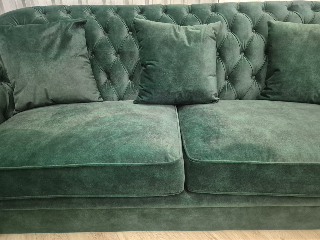 Eva Green Chesterfield 3 Seater Sofa