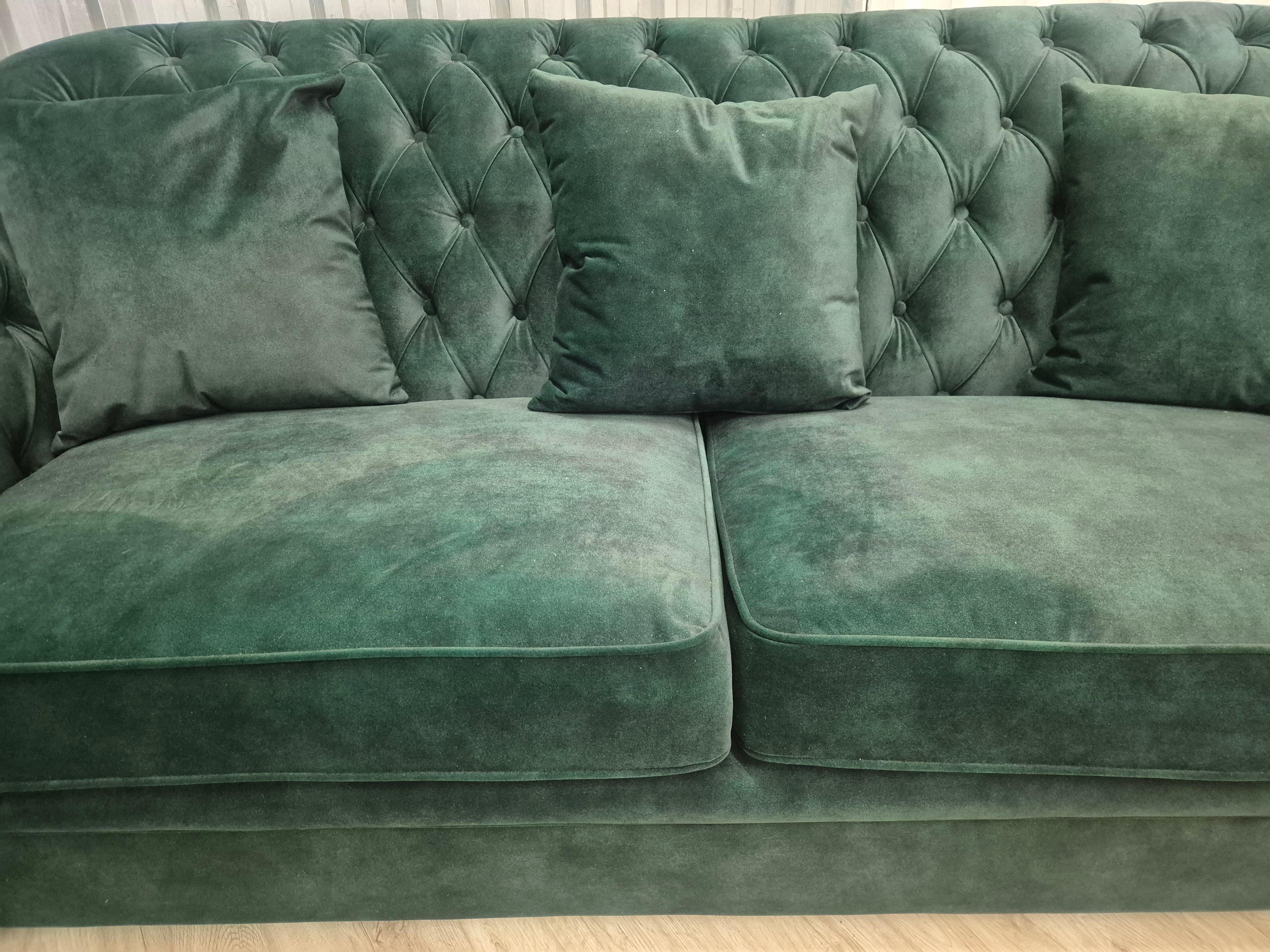 Eva Green Chesterfield 3 Seater Sofa