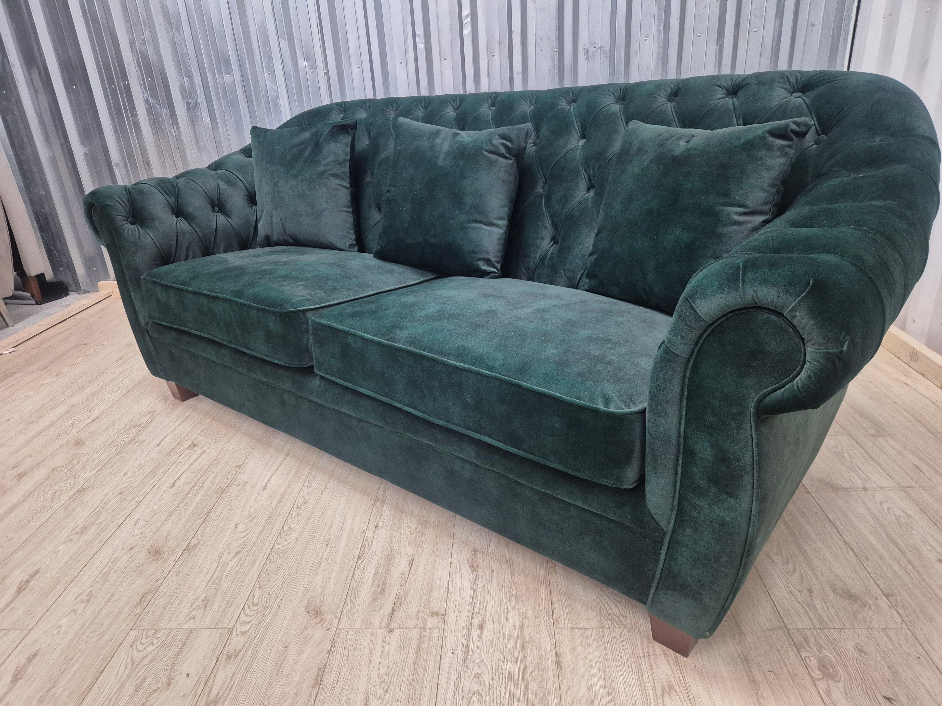 Eva Green Chesterfield 3 Seater Sofa