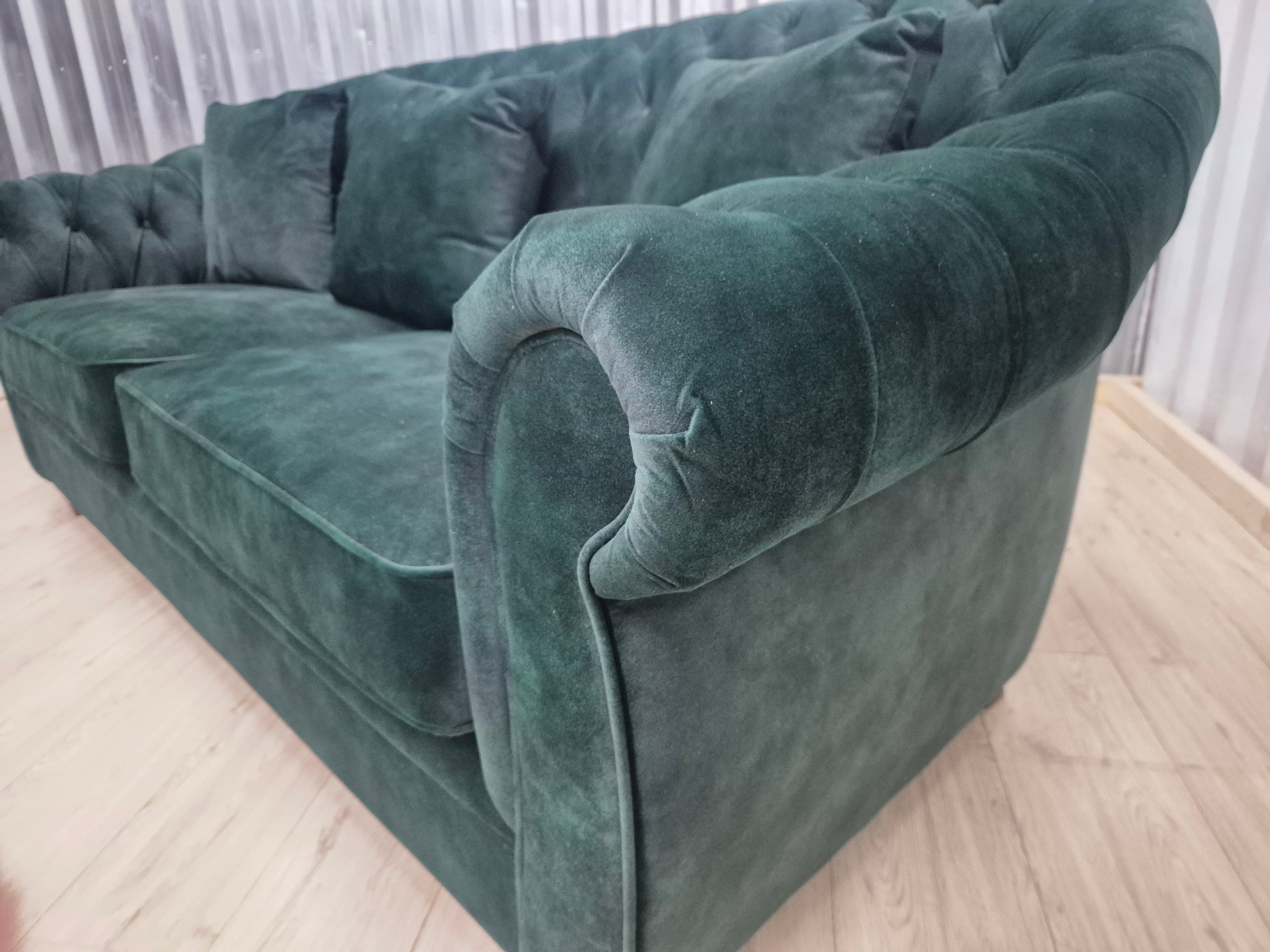 Eva Green Chesterfield 3 Seater Sofa