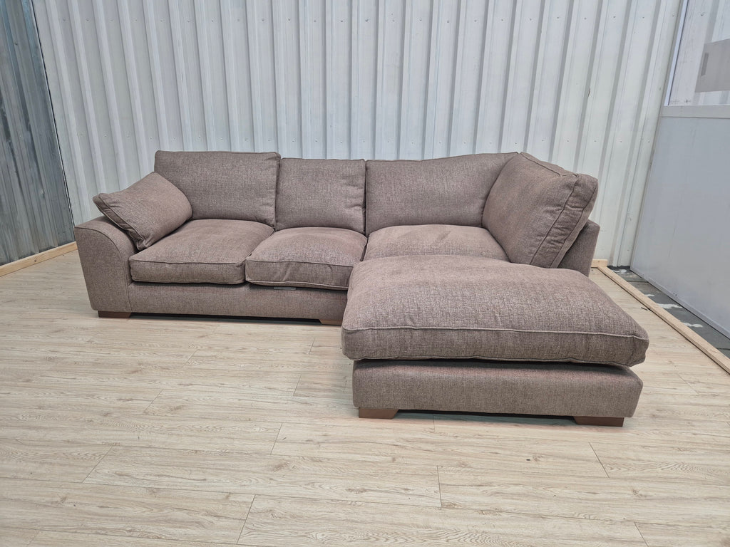 Next Stamford Grand Relaxed Medium Mid Natural Corner Chaise