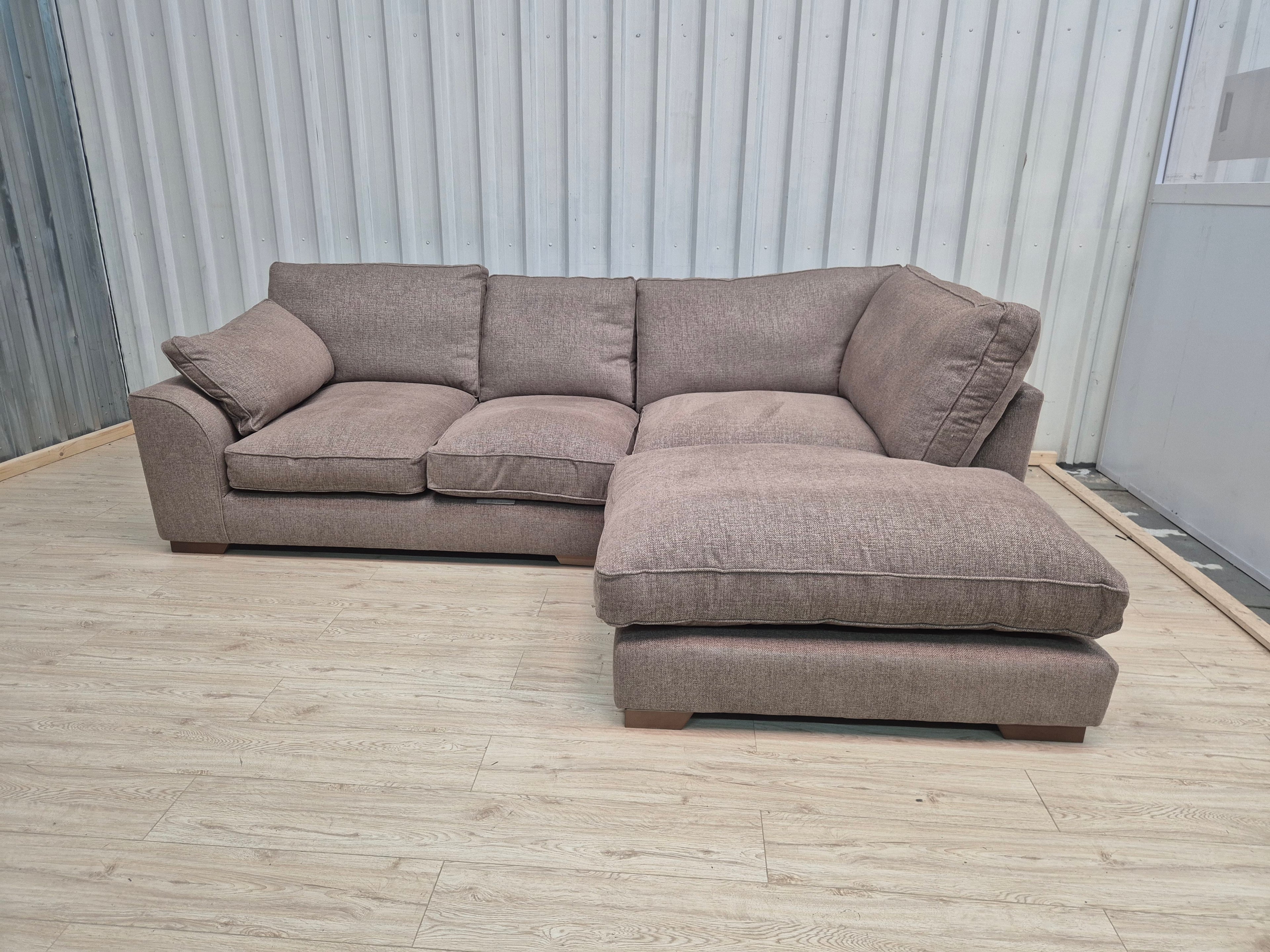 Next Stamford Grand Relaxed Medium Mid Natural Corner Chaise