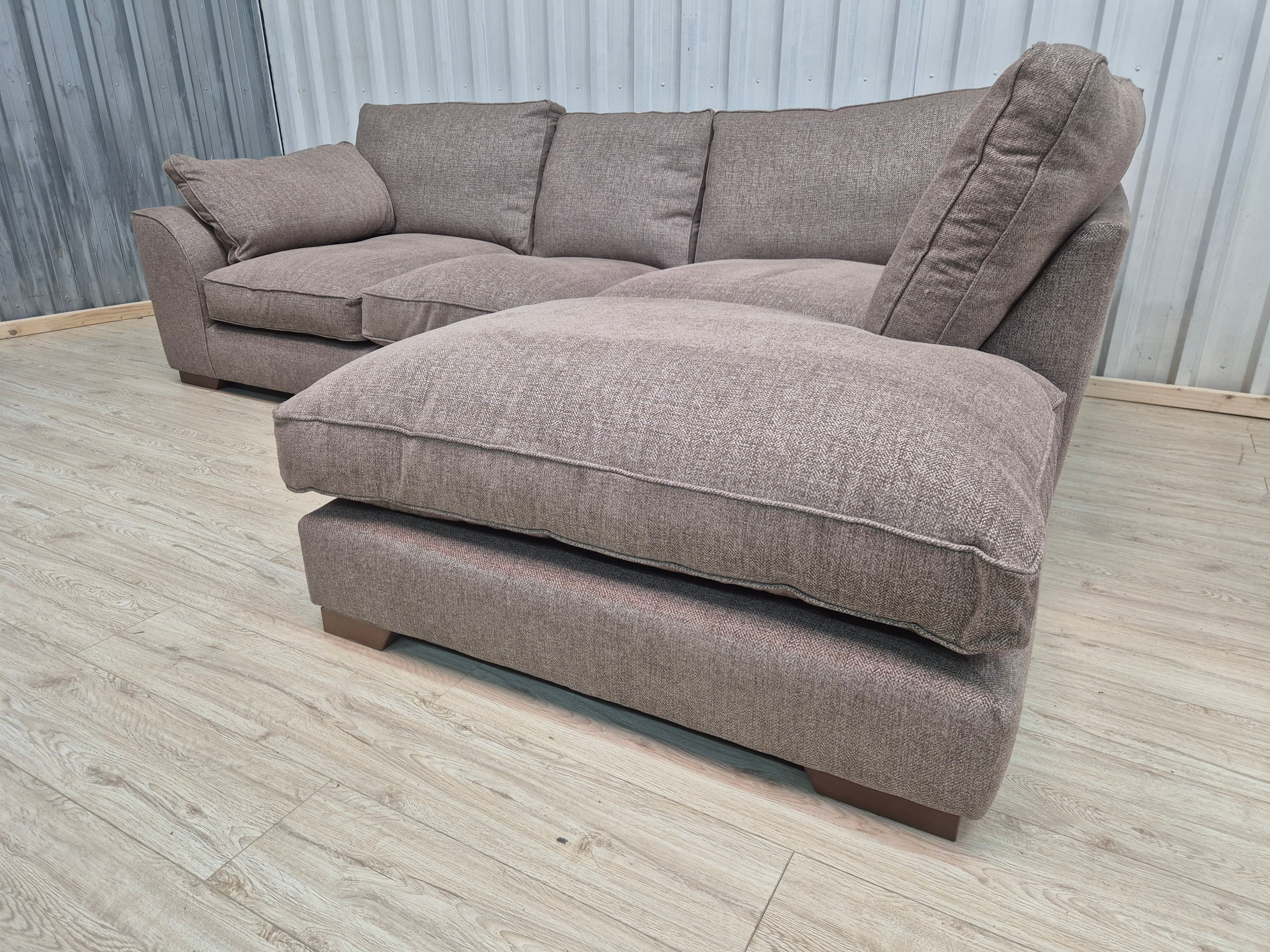 Next Stamford Grand Relaxed Medium Mid Natural Corner Chaise