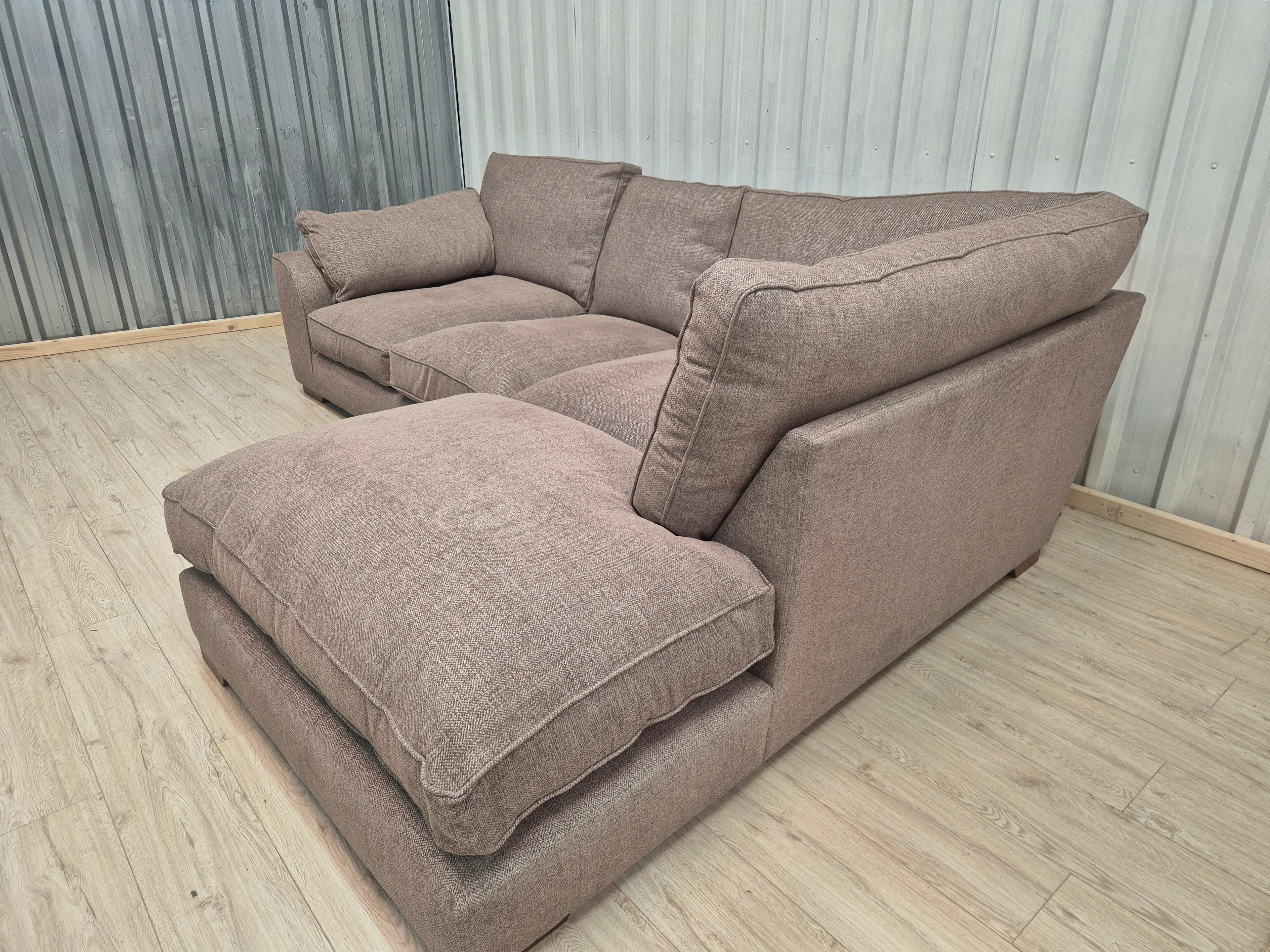 Next Stamford Grand Relaxed Medium Mid Natural Corner Chaise