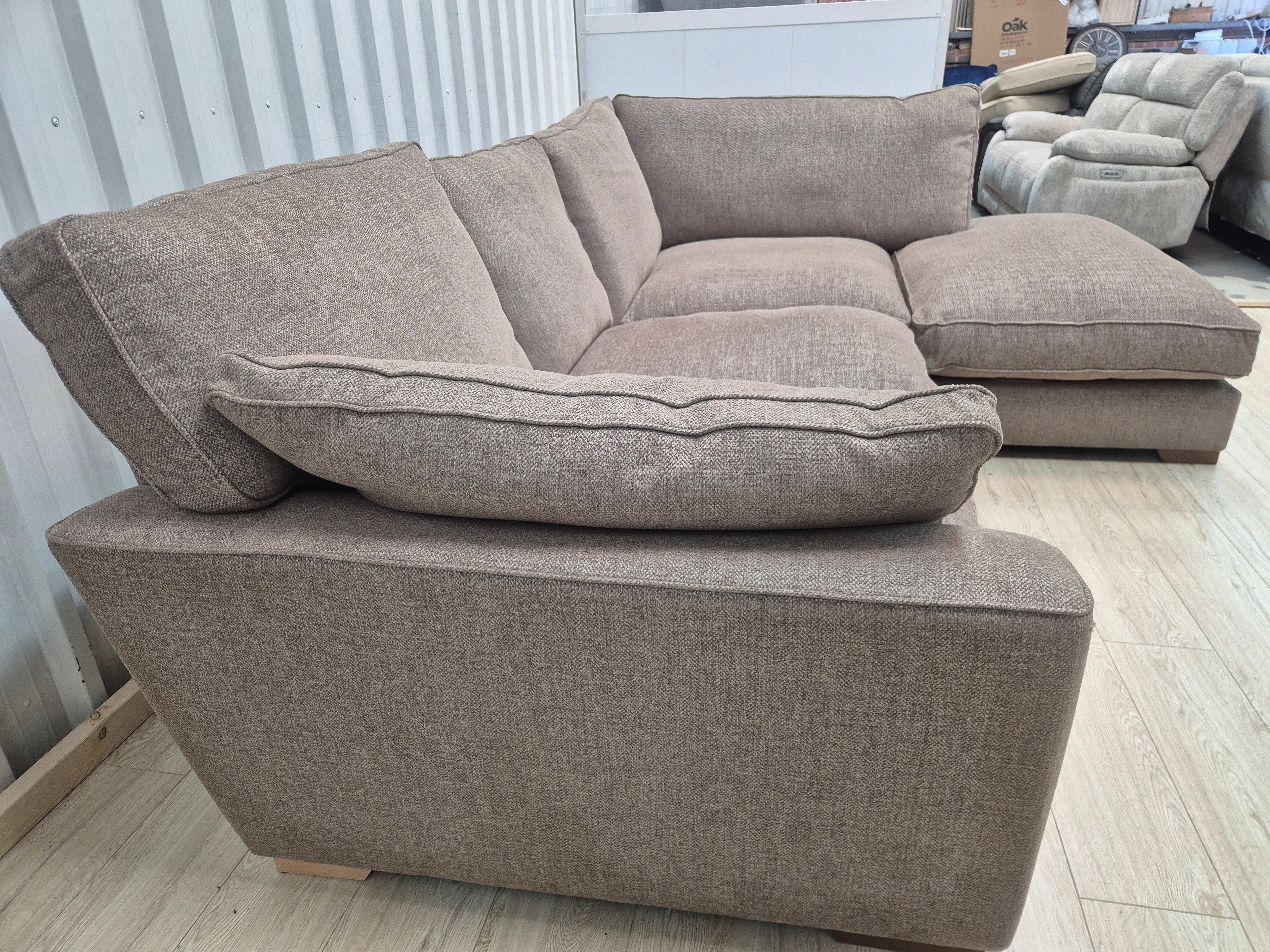 Next Stamford Grand Relaxed Medium Mid Natural Corner Chaise
