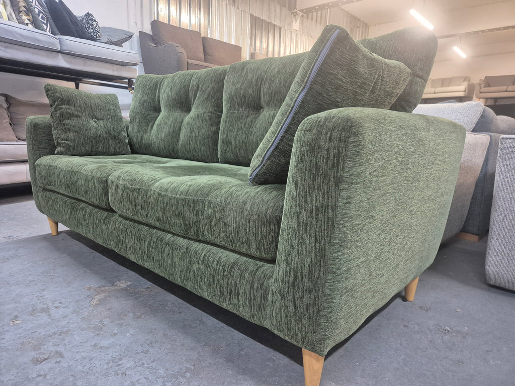 Oak Furnitureland Eton Cherub Olive 4 Seater