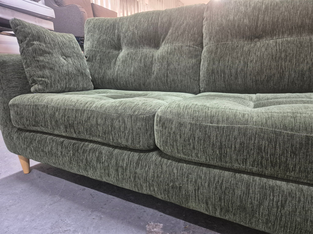 Oak Furnitureland Eton Cherub Olive 4 Seater