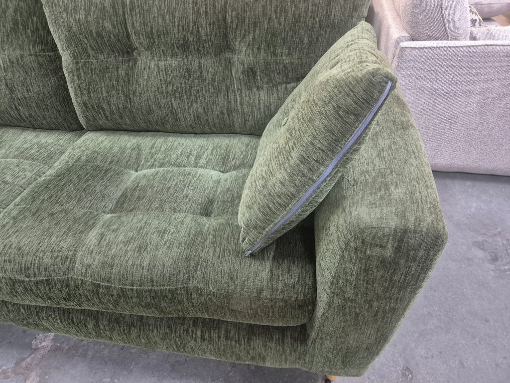 Oak Furnitureland Eton Cherub Olive 4 Seater