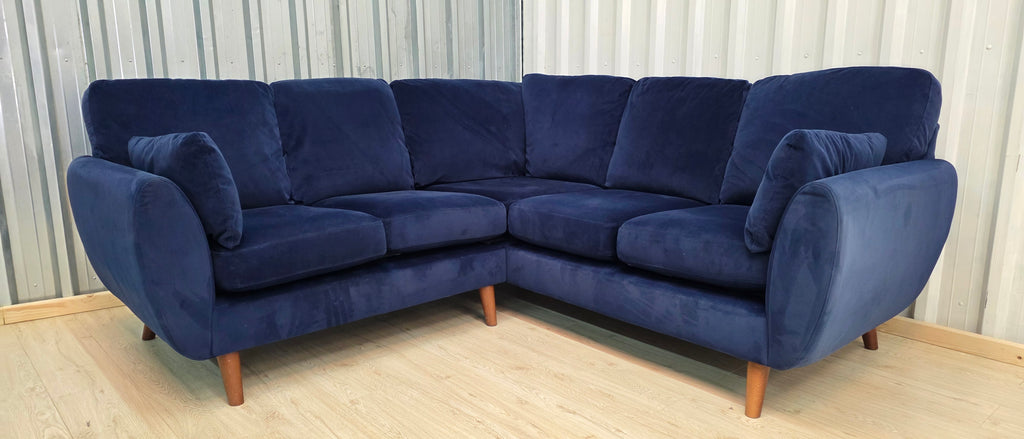 Next Wilson plush velvet easy clean corner