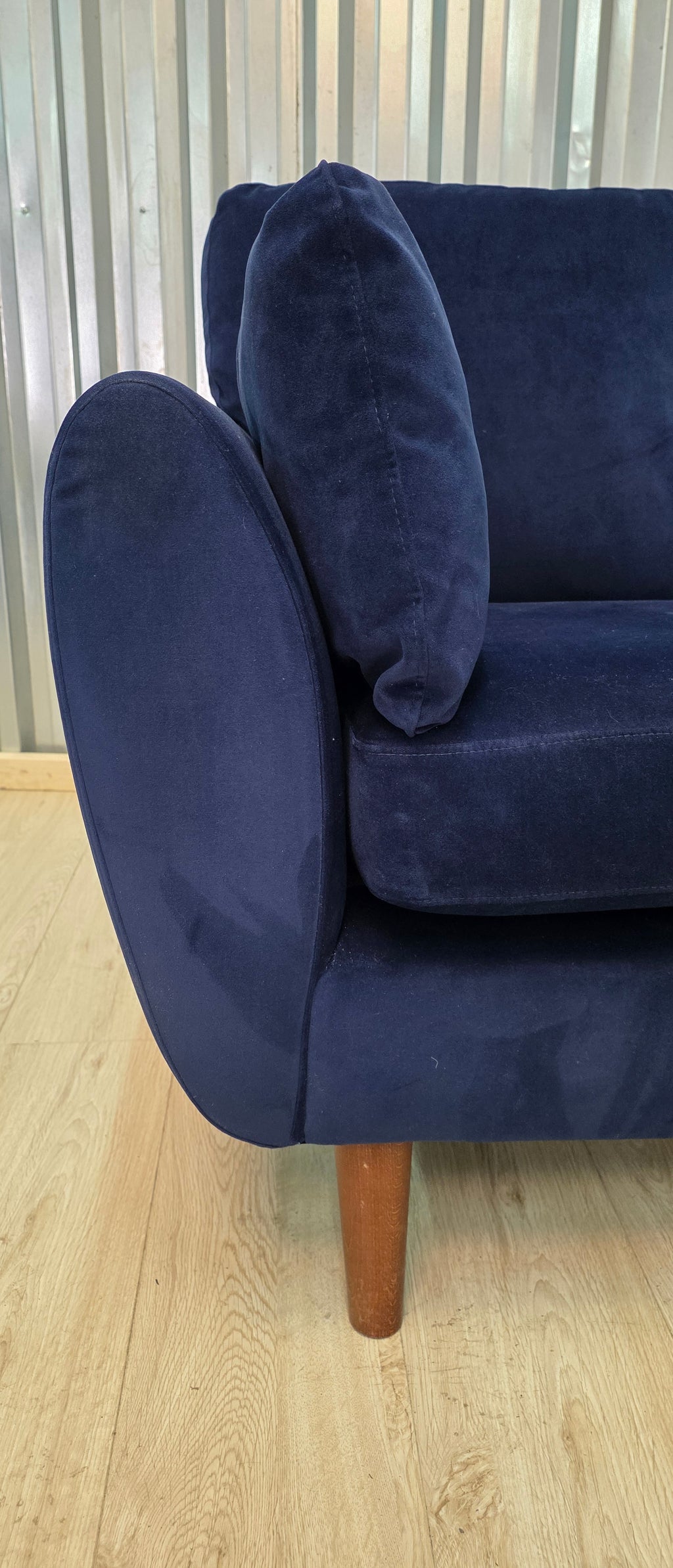 Next Wilson plush velvet easy clean corner