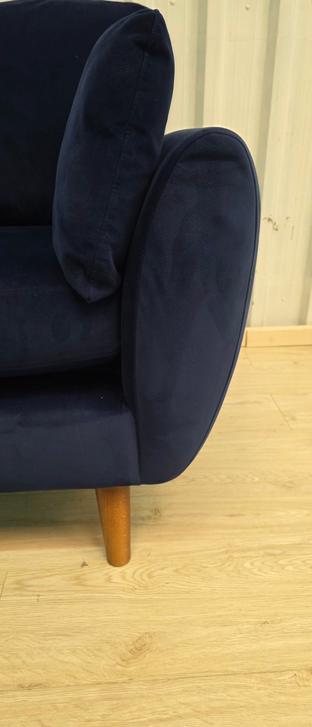 Next Wilson plush velvet easy clean corner