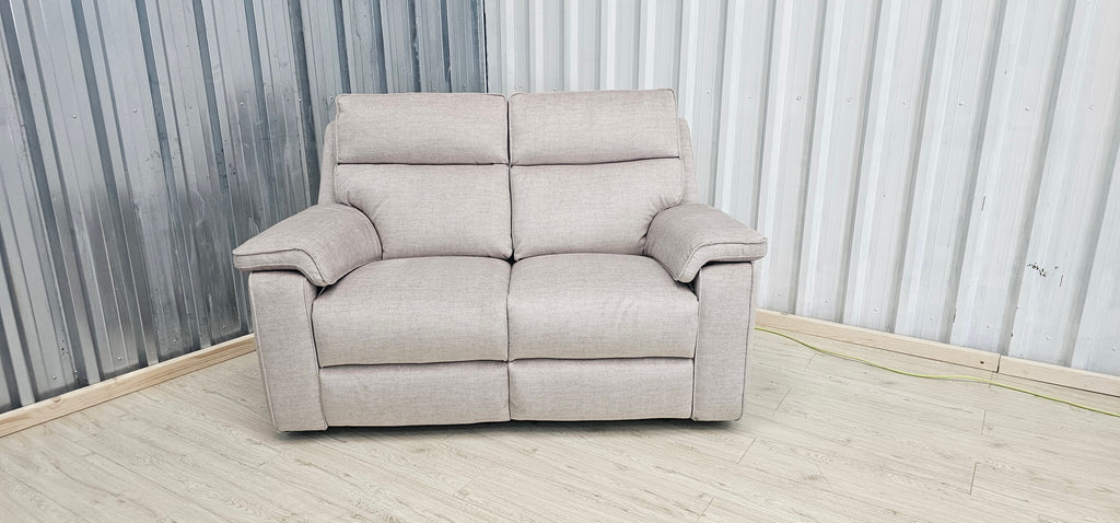 Oak Furniture Land Plush Beige Selby 2 Seater Electric Recliner