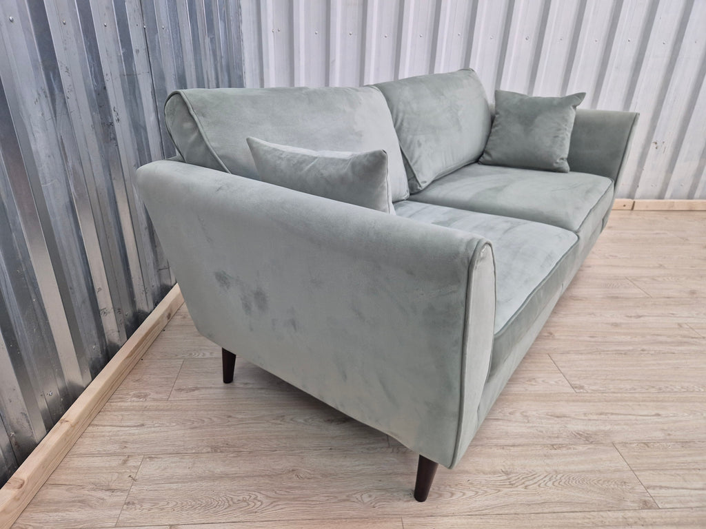 Sofology Keswick Green Deluxe Velvet 3 Seater
