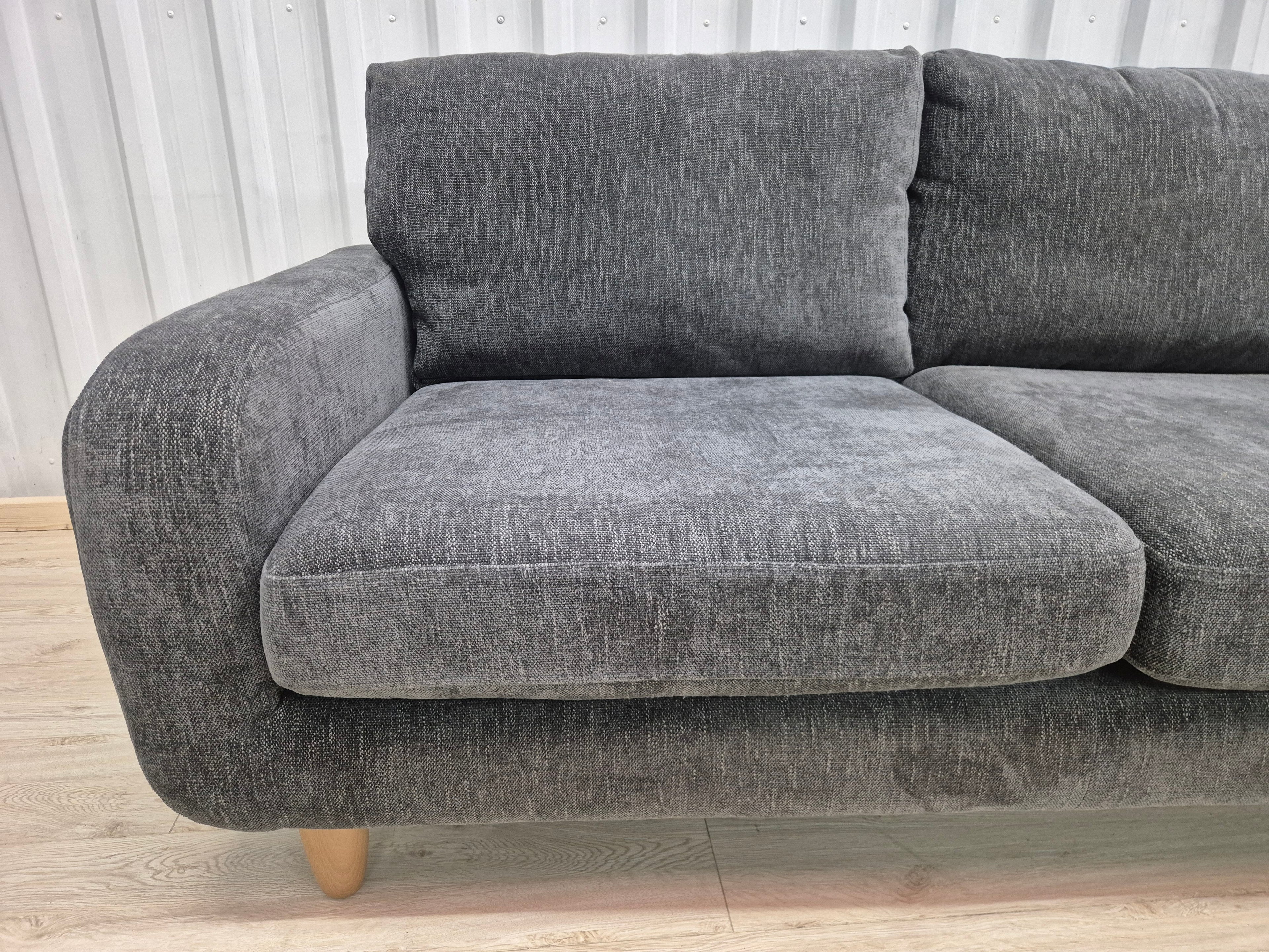 Next Camden Charcoal Small 3 Seater Sofa