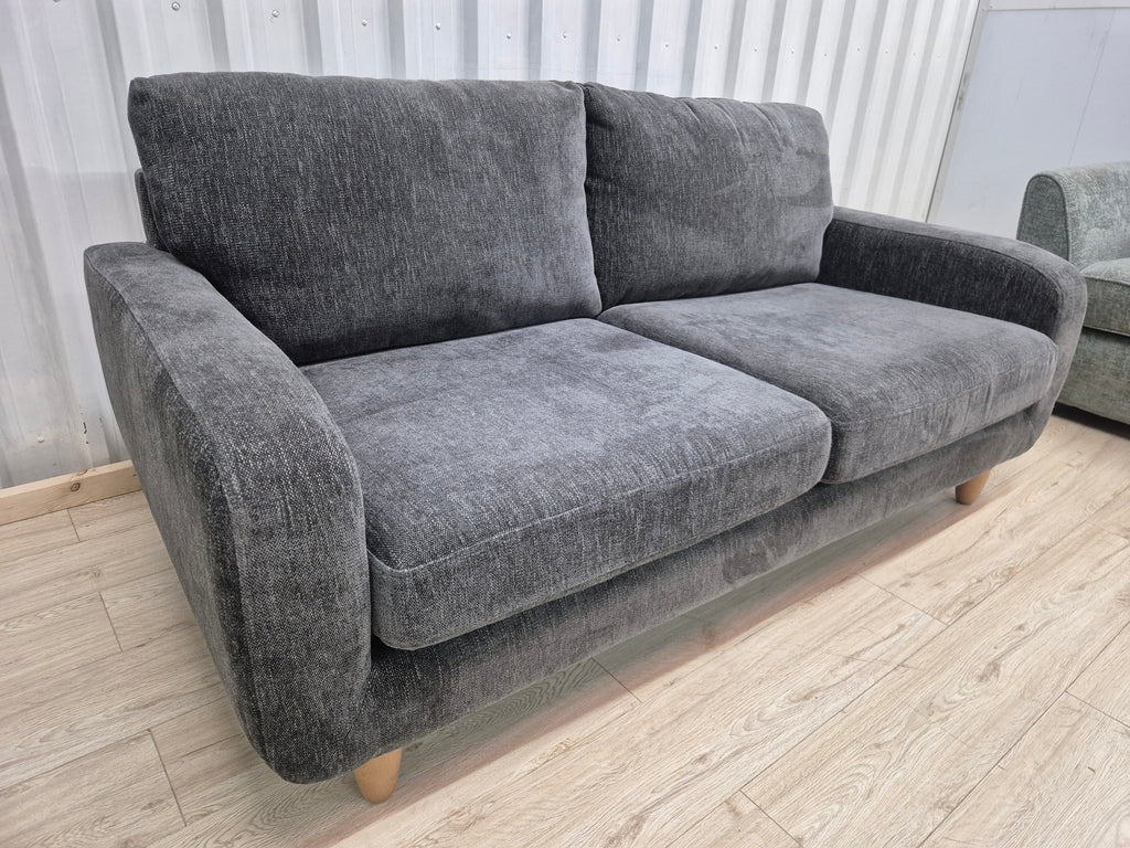 Next Camden Charcoal Small 3 Seater Sofa
