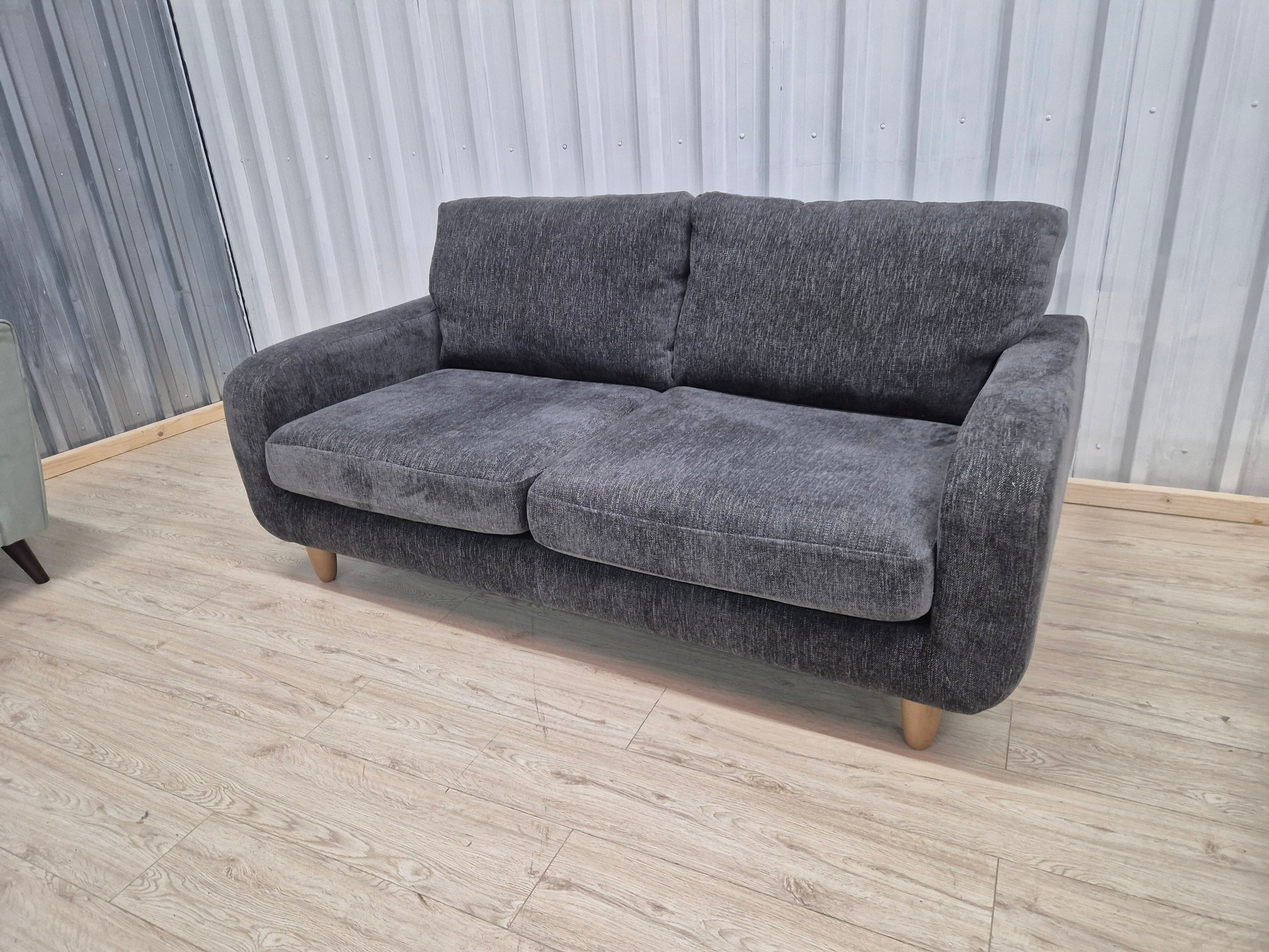 Next Camden Charcoal Small 3 Seater Sofa