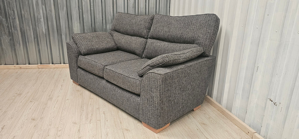 NEXT Stamford High Back Chunky Boucle Dark Grey