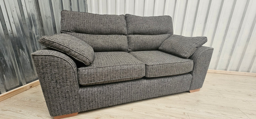 NEXT Stamford High Back Chunky Boucle Dark Grey