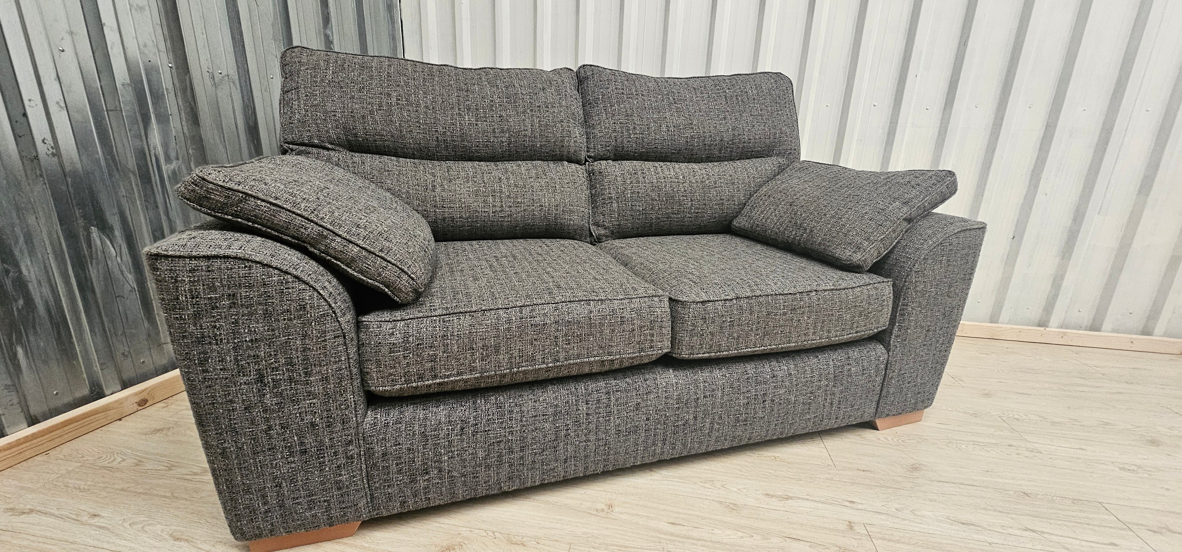 NEXT Stamford High Back Chunky Boucle Dark Grey