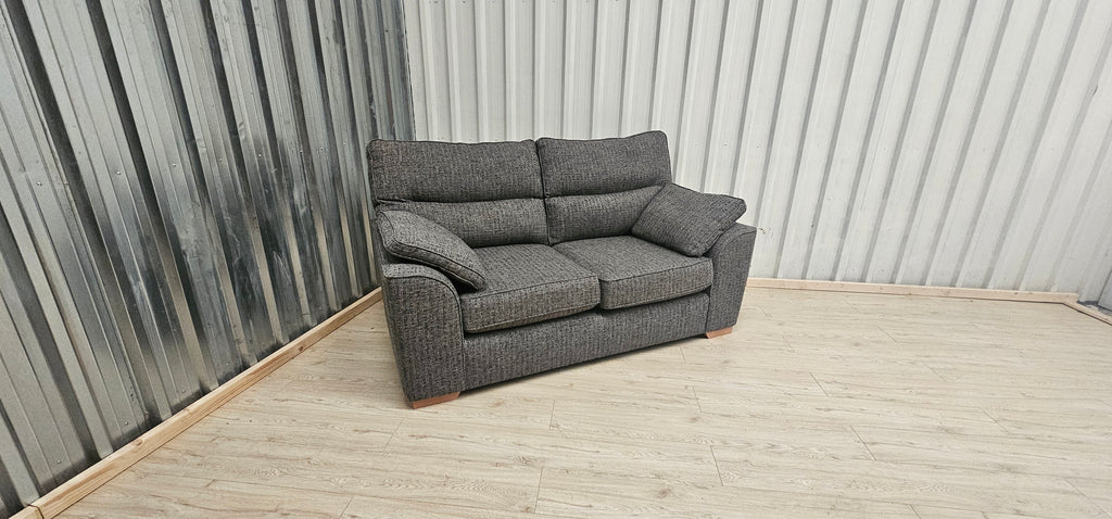NEXT Stamford High Back Chunky Boucle Dark Grey
