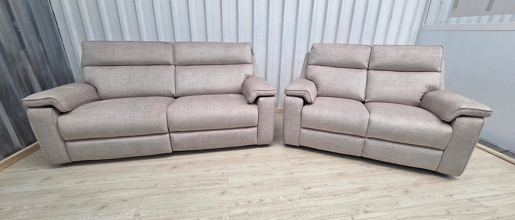 Oak Furniture Land Selby Electric Recliner Sofa Set