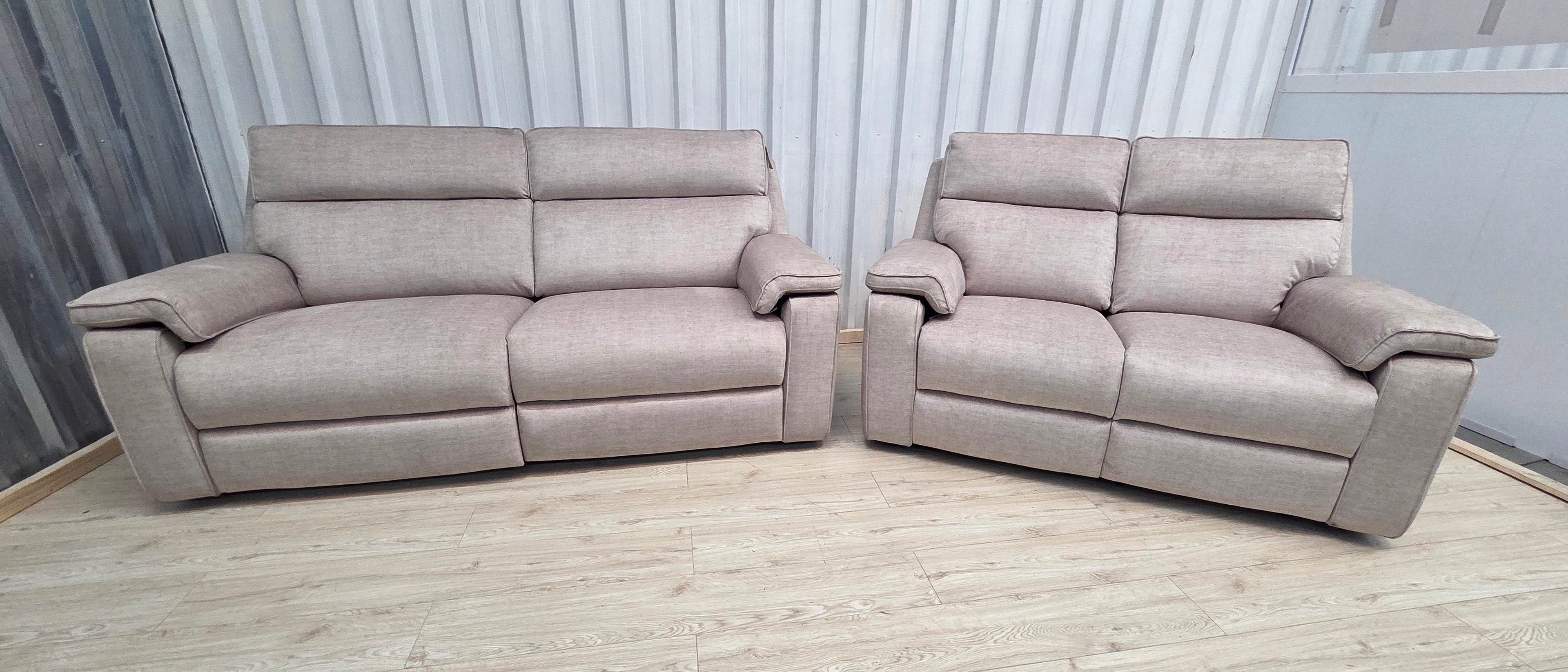 Oak Furniture Land Selby Electric Recliner Sofa Set