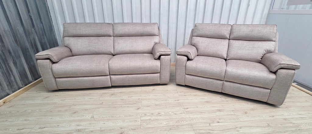 Oak Furniture Land Selby Electric Recliner Sofa Set