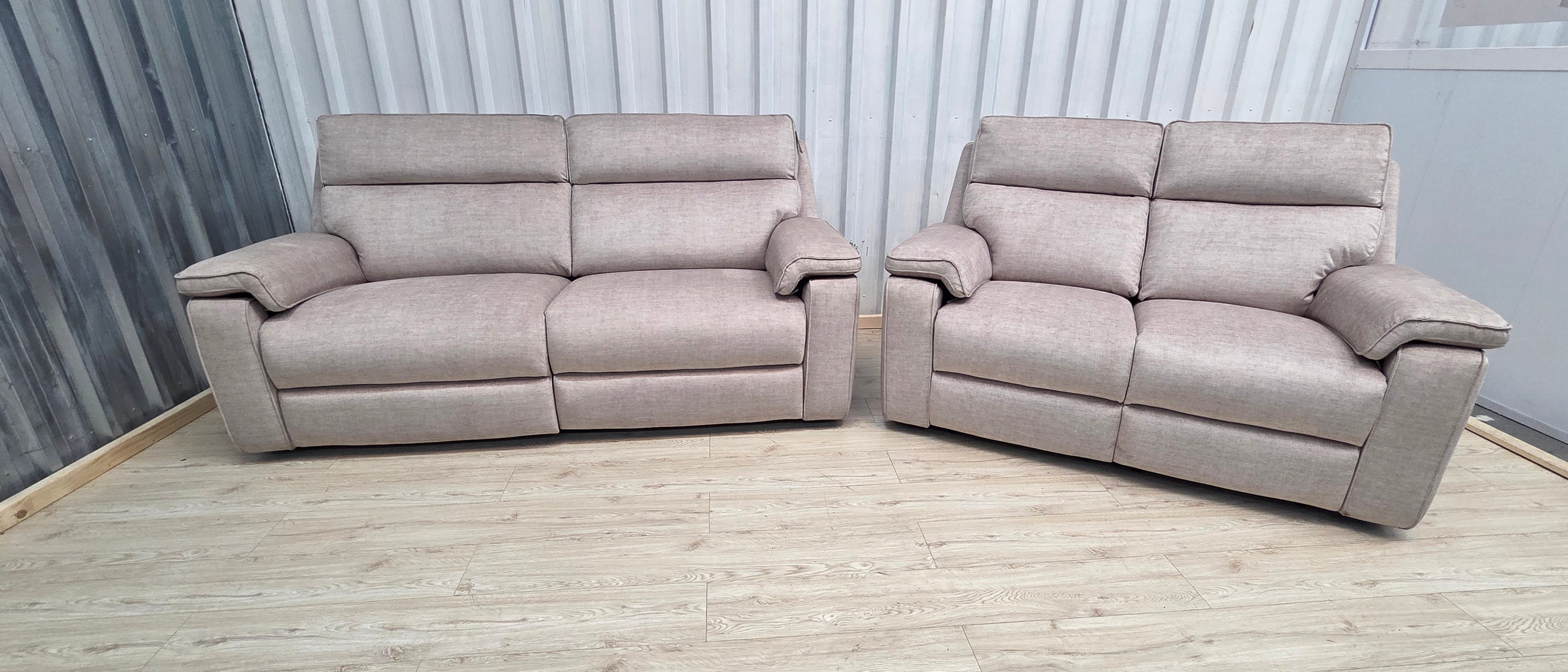 Oak Furniture Land Selby Electric Recliner Sofa Set