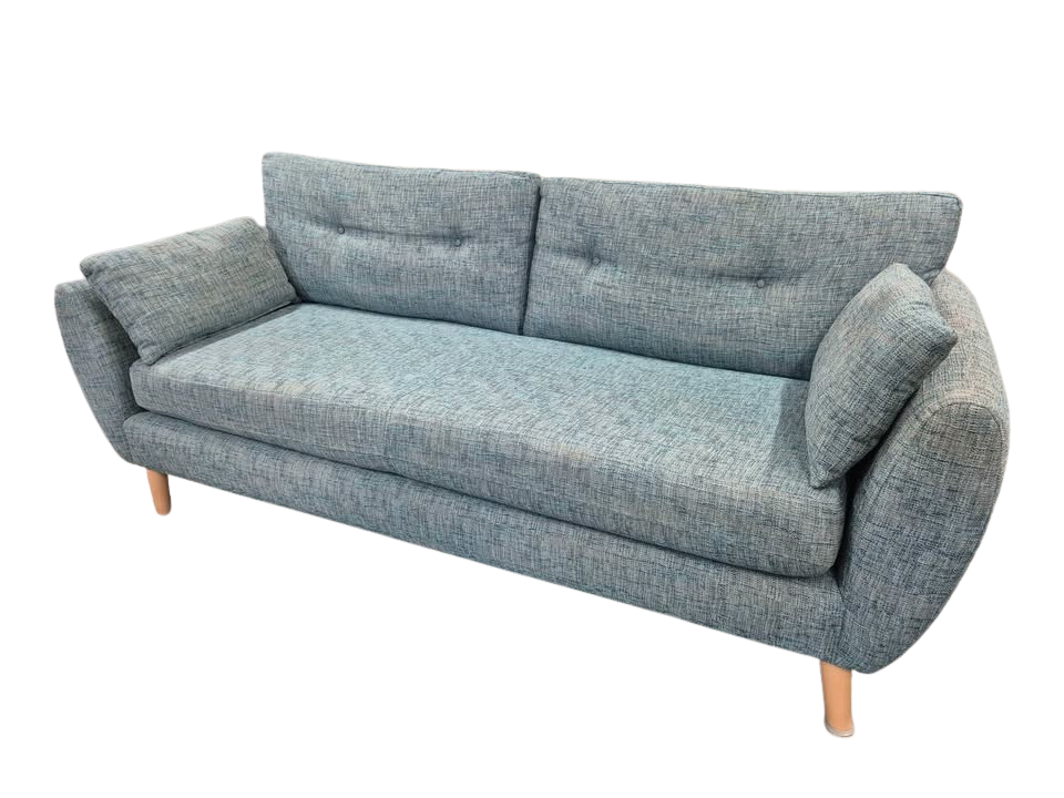 Next Wilson Button Back Teal 3 Seater Sofa