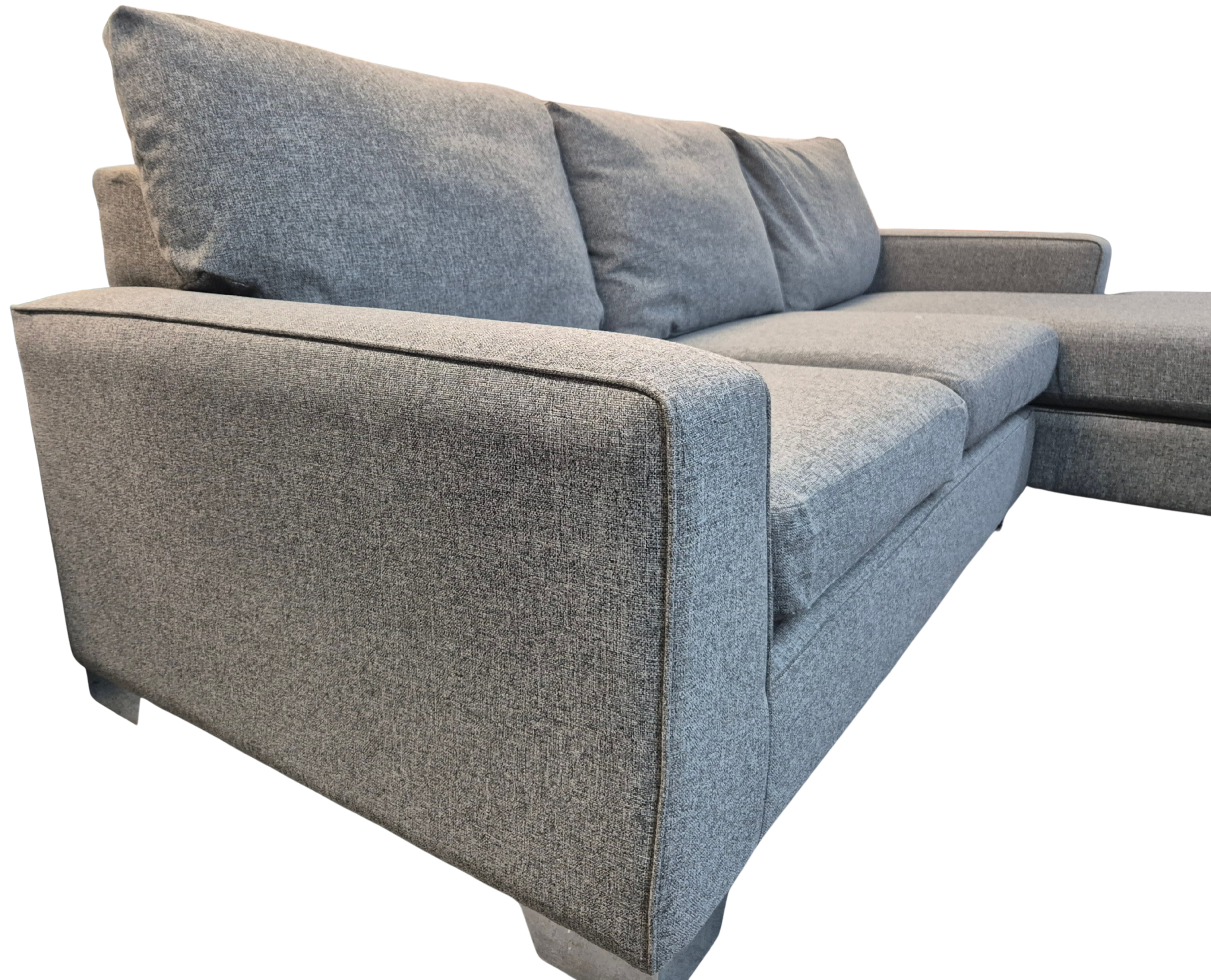 Next Sonoma Mid Grey Right-Hand Facing Chaise Sofa