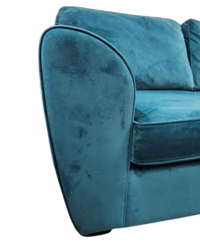 Teal Velvet DFS Orka 2 Seater