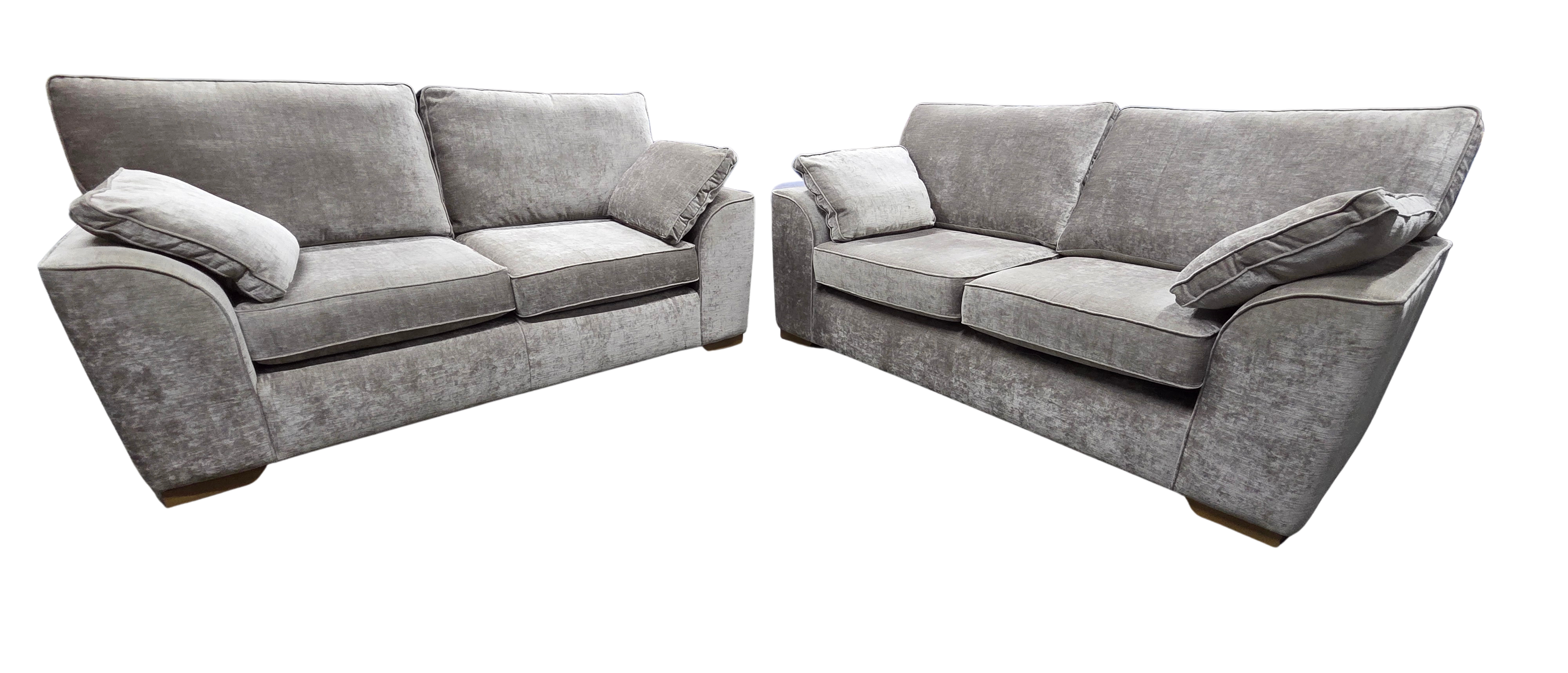 Next Stamford Medium Sofa in Antique Velvet in Mink