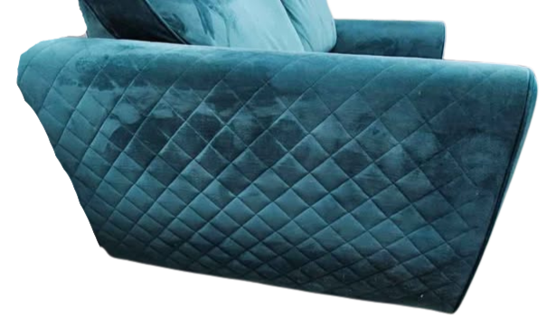 Teal Velvet DFS Orka 2 Seater